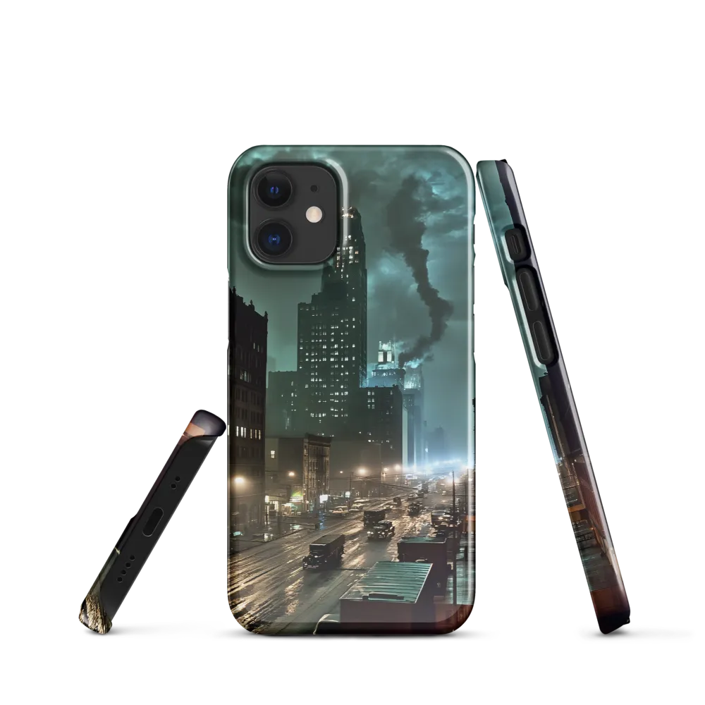 City of Shadows: A Nocturnal Symphony | Phone Case |  12 Mini | Snap Case | Glossy