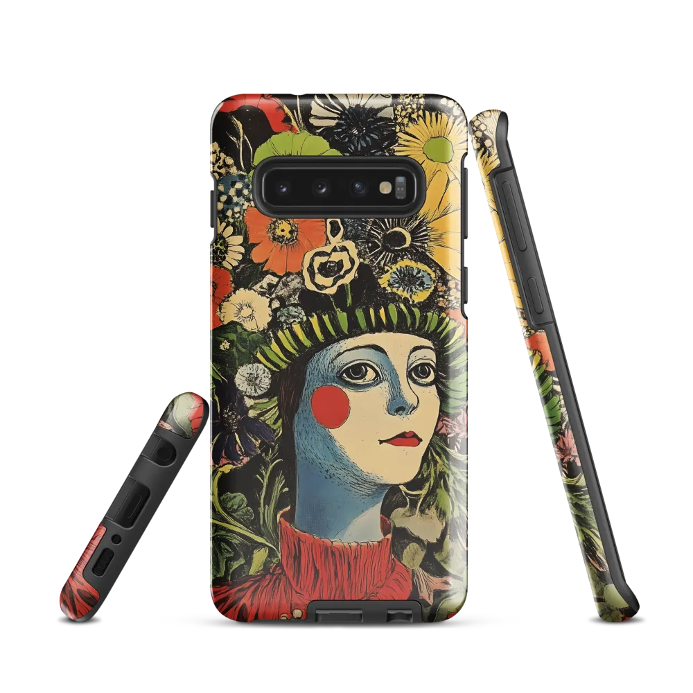 Floral Whimsy: A Portrait of Nature's Embrace