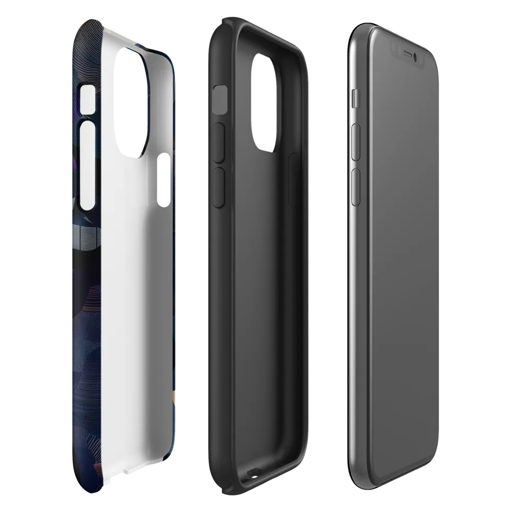 Fragmented Mystery: A Modern Portrait | Phone Case |  11 Pro | Tough Case | Matte