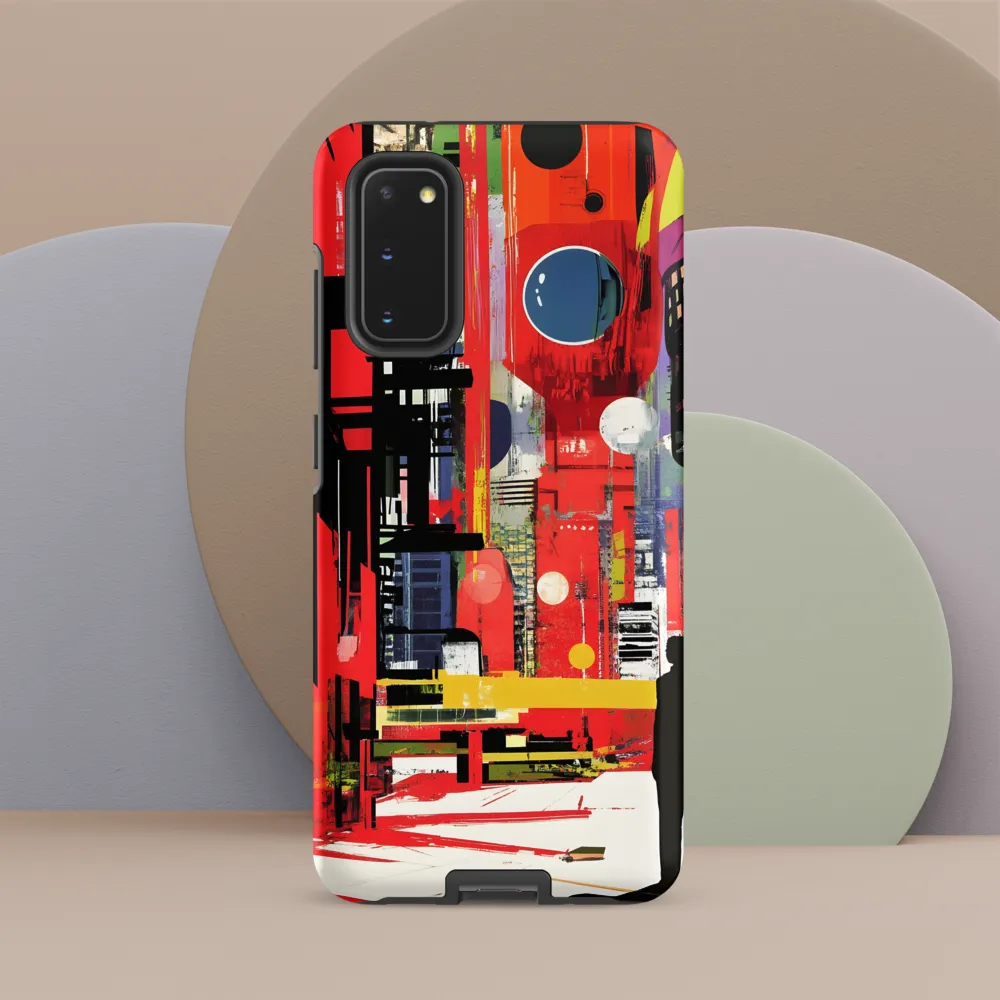 Urban Echoes: A Futuristic Reverie | Phone Case |  S20 | Tough Case | Matte
