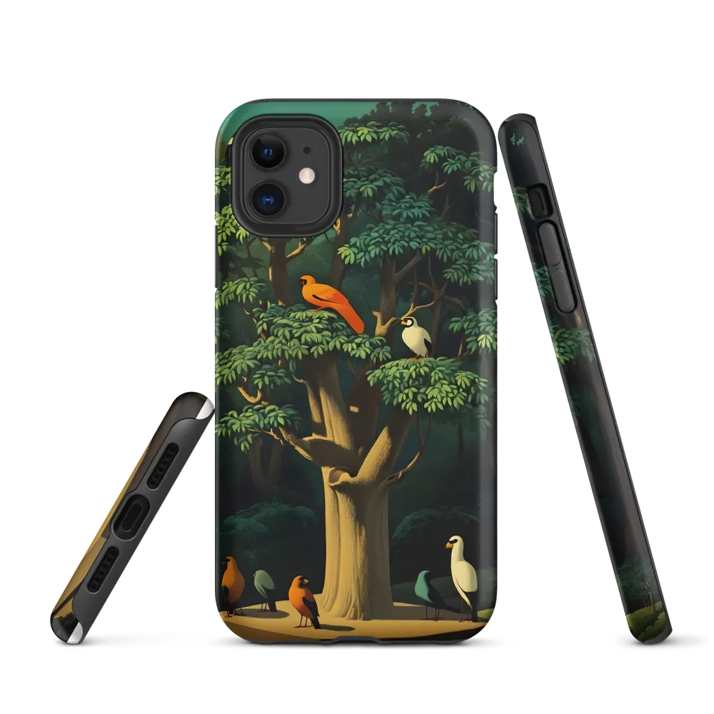 Harmony in Color: A Surreal Bird Symphony