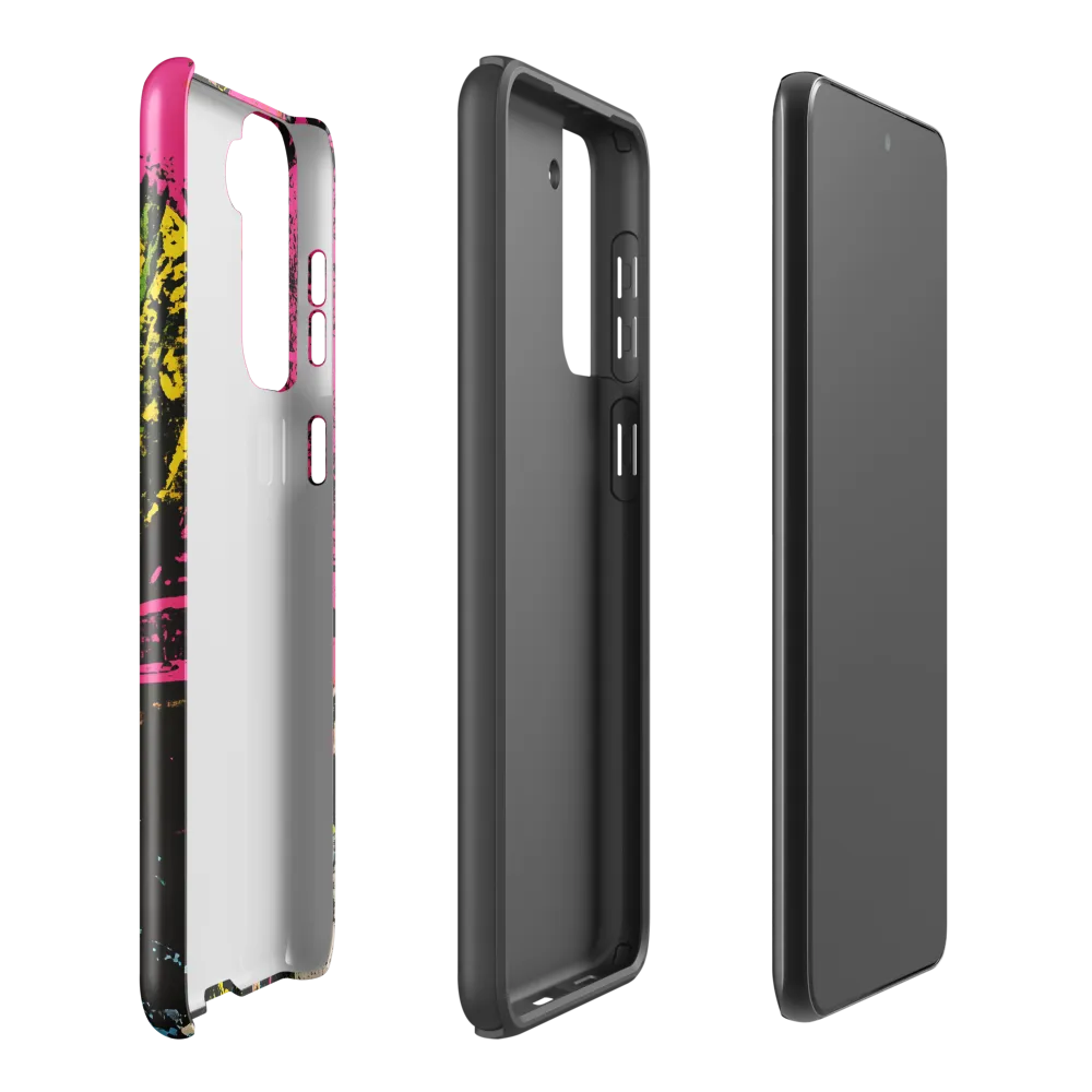 Neon Reflections | Phone Case |  S21 Plus | Tough Case | Glossy