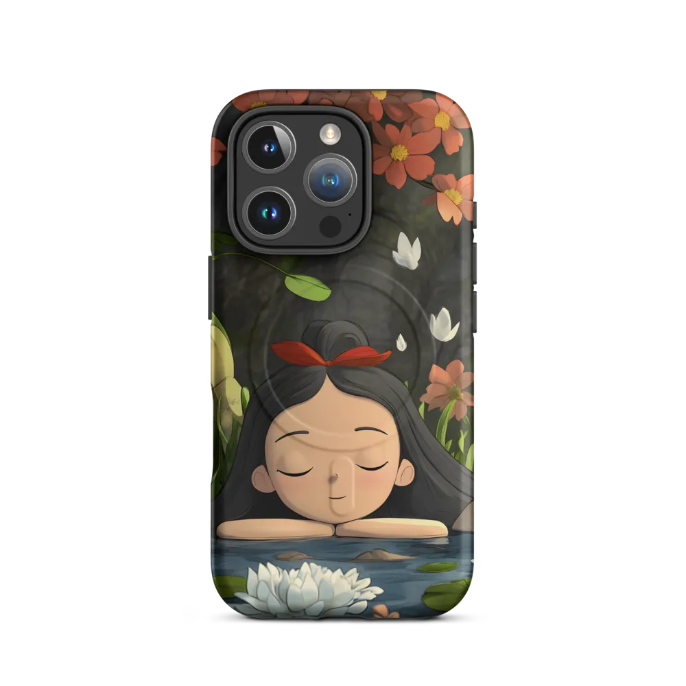 Tranquility by the Waterside | Phone Case |  16 Pro | MagSafe® Tough Case | Matte