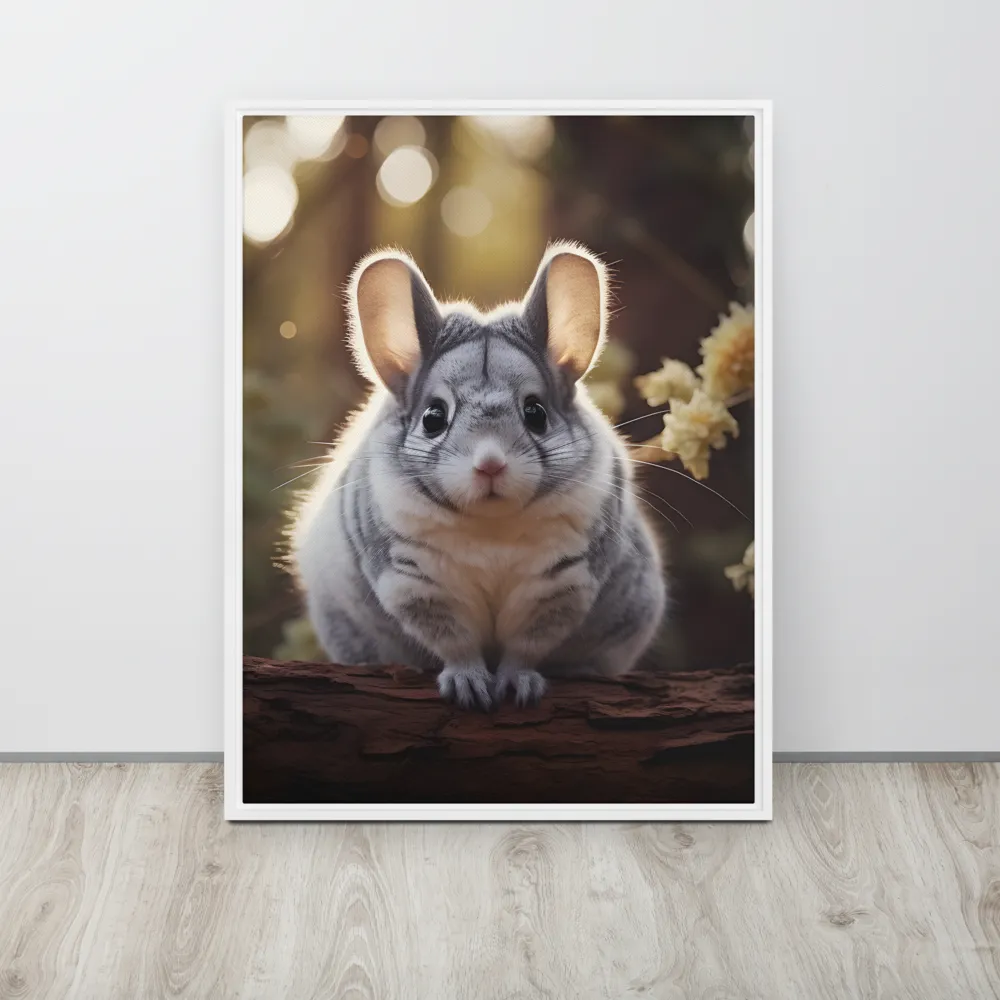 Curious Chinchilla in the Forest