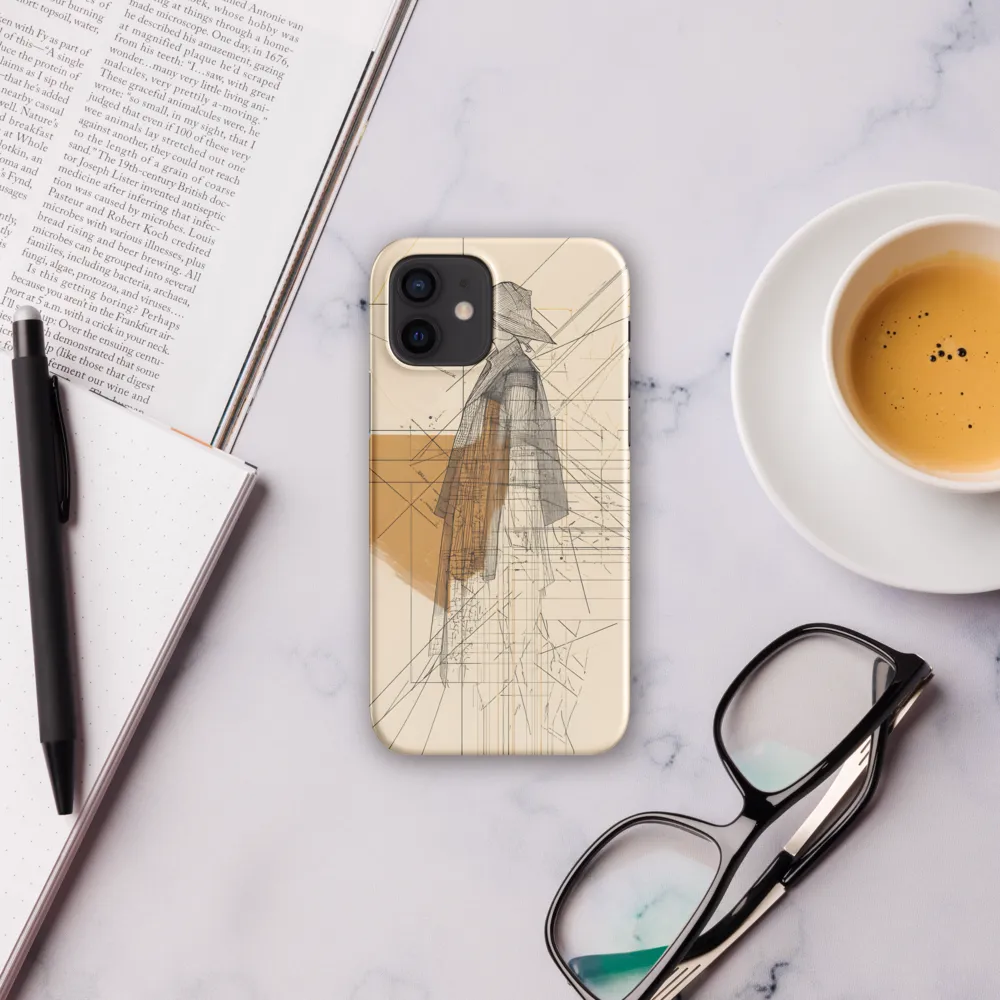 Abstract Profile: A Minimalist Exploration | Phone Case |  12 | Snap Case | Glossy