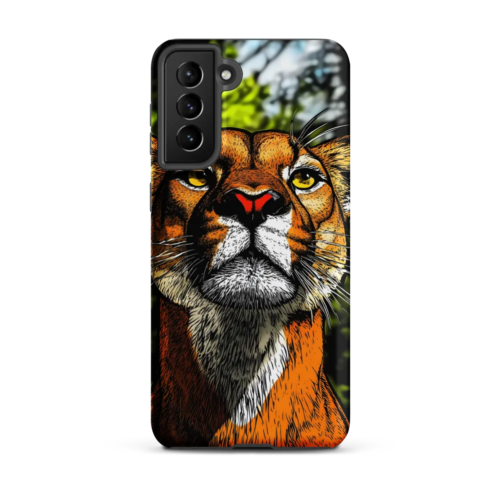 Regal Gaze: The Lioness in Focus
