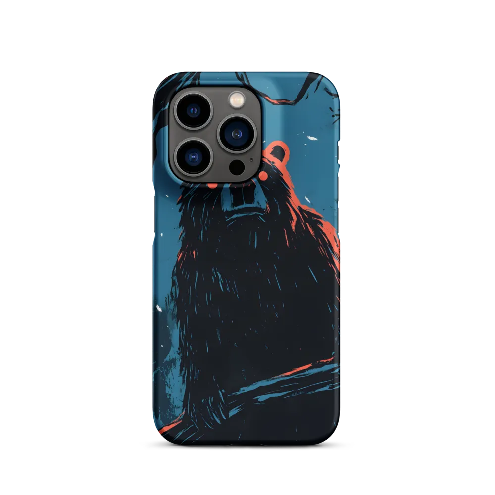 Eerie Majesty: A Bear in the Night
