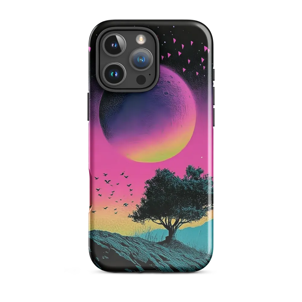 Dusk Under a Neon Moon