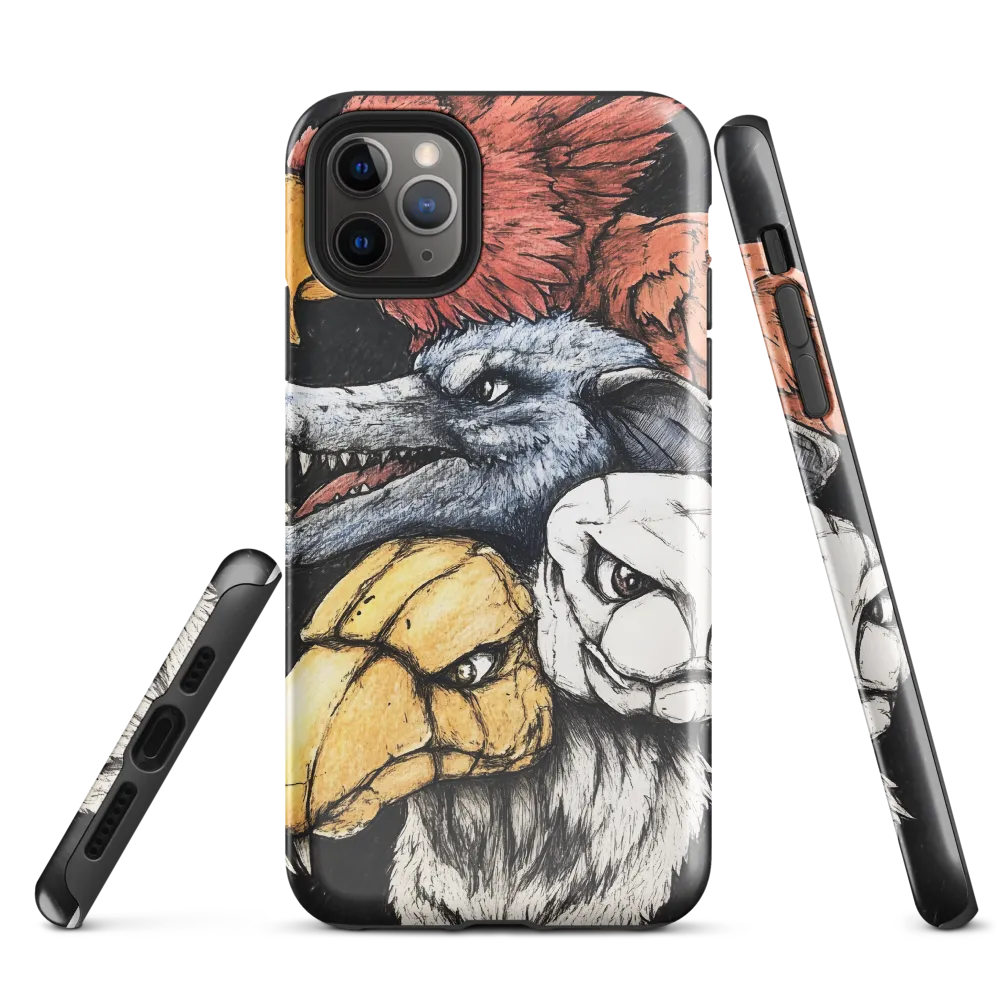 Mythical Beasts in Harmony | Phone Case |  11 Pro Max | Tough Case | Glossy