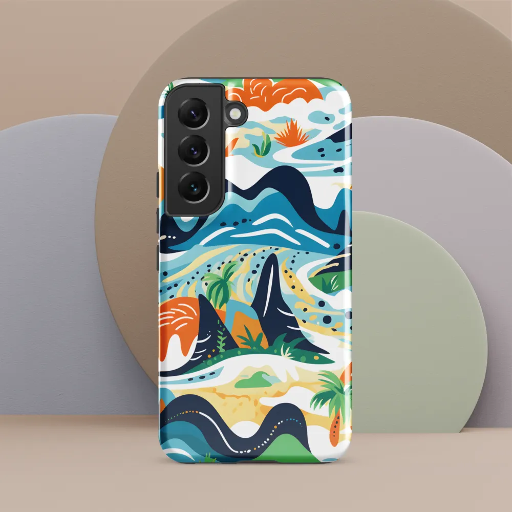 Abstract Tropical Landscape