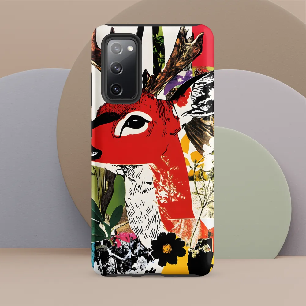 Vibrant Harmony: The Deer in Nature | Phone Case |  S20 FE | Tough Case | Matte