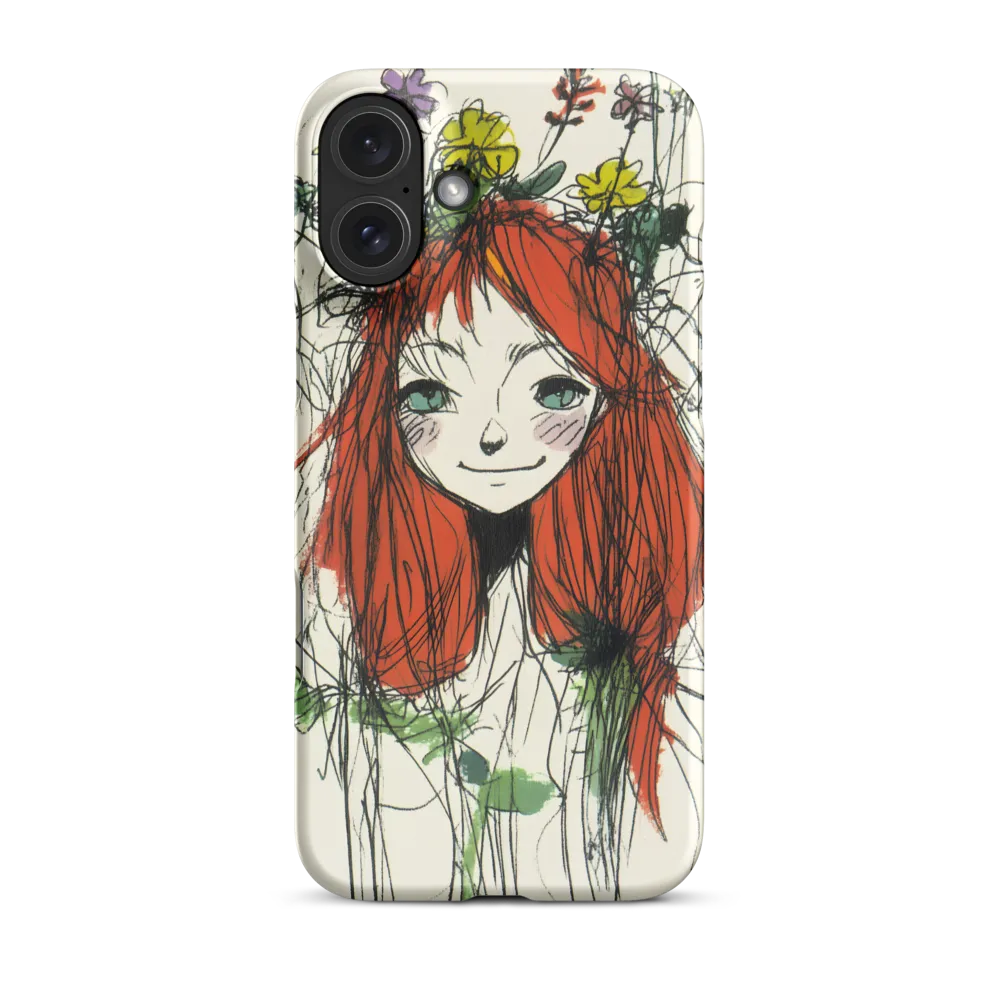 Whimsical Floral Portrait