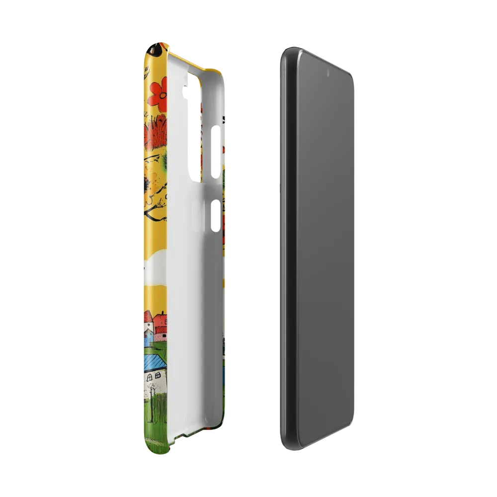 Whimsical Blooms of Life | Phone Case |  S21 | Snap Case | Glossy