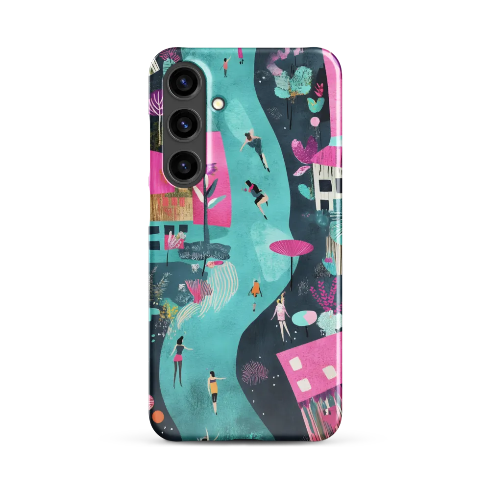 Whimsical Journey Through a Vibrant Landscape | Phone Case |  S24 Plus | Snap Case | Glossy