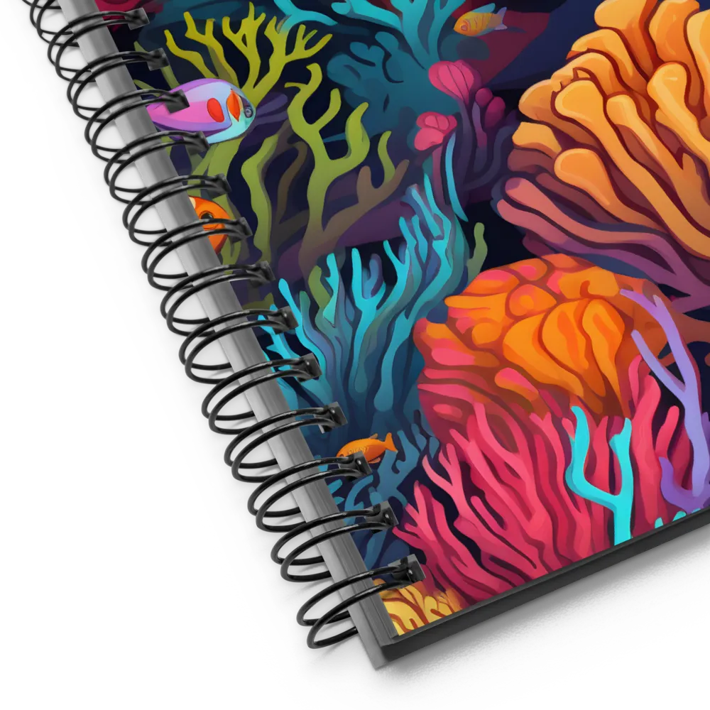 Underwater Harmony: A Coral Reef Wonderland | Spiral Notebook