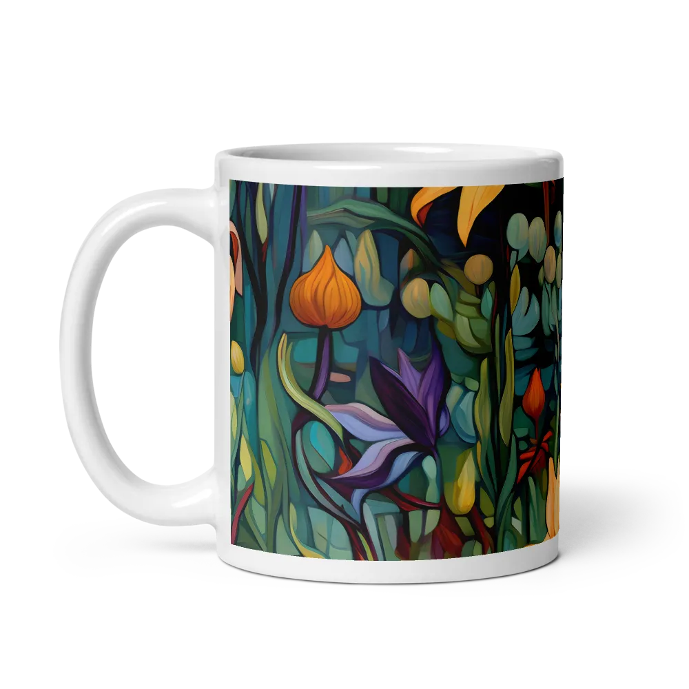 Garden of Elegance | Mug with White inside | 11 oz