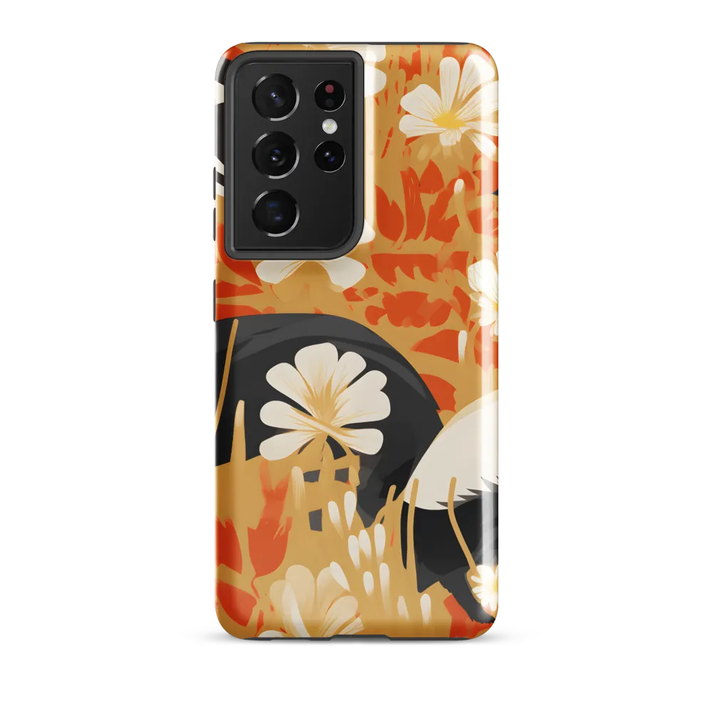 Whimsical Badgers in Bloom