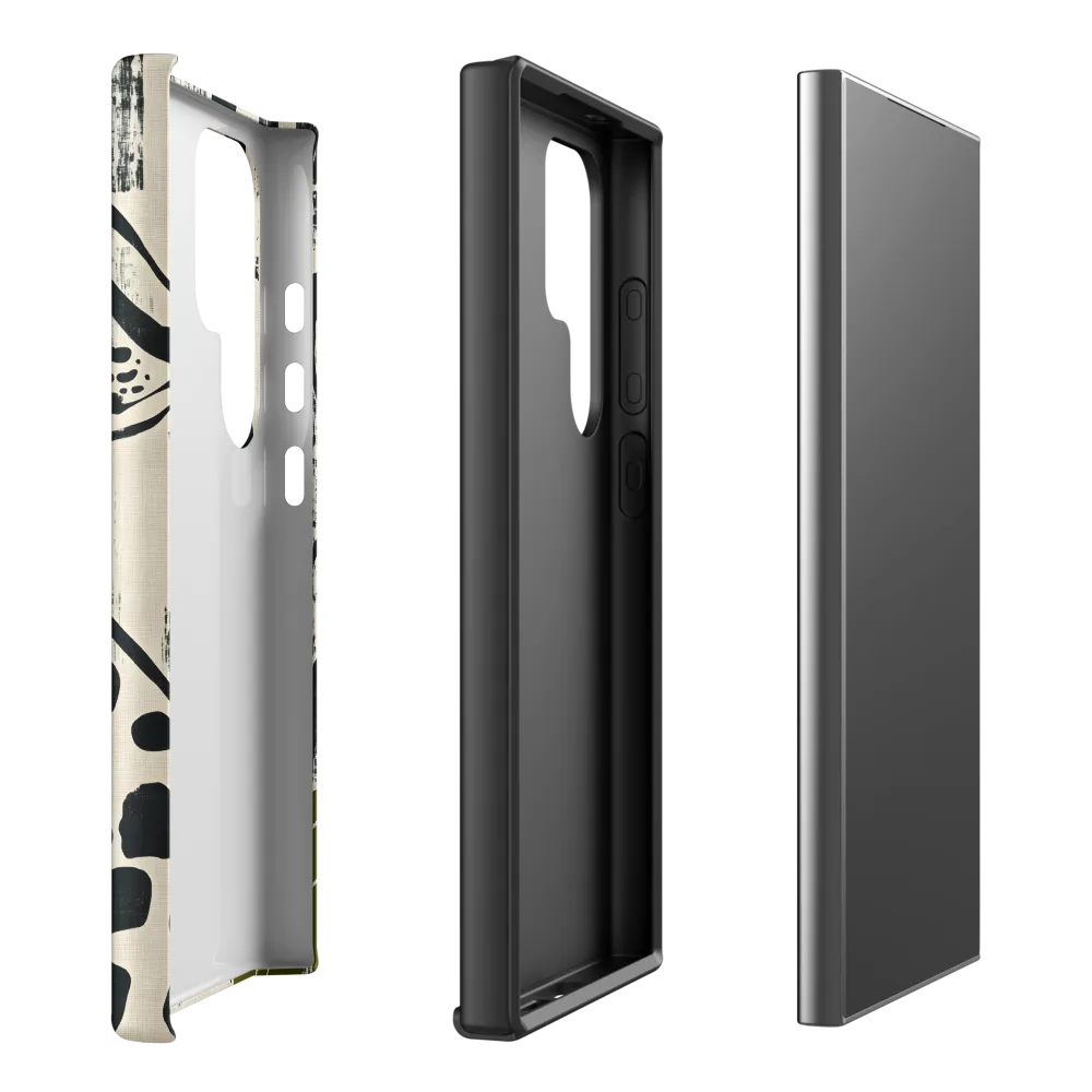 Leopard in Silhouette: A Modern Appeal | Phone Case |  S24 Ultra | Tough Case | Matte
