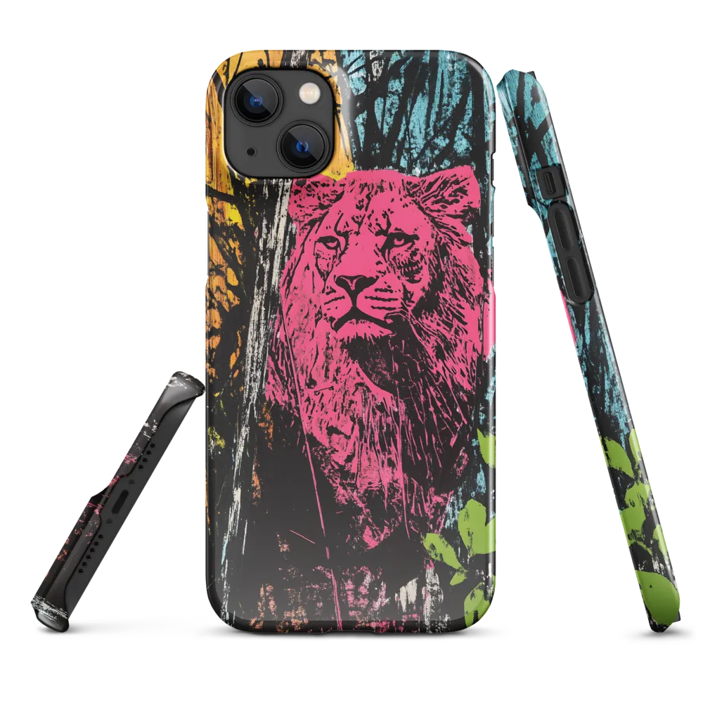 Fierce Vibrance: The Pink Lion