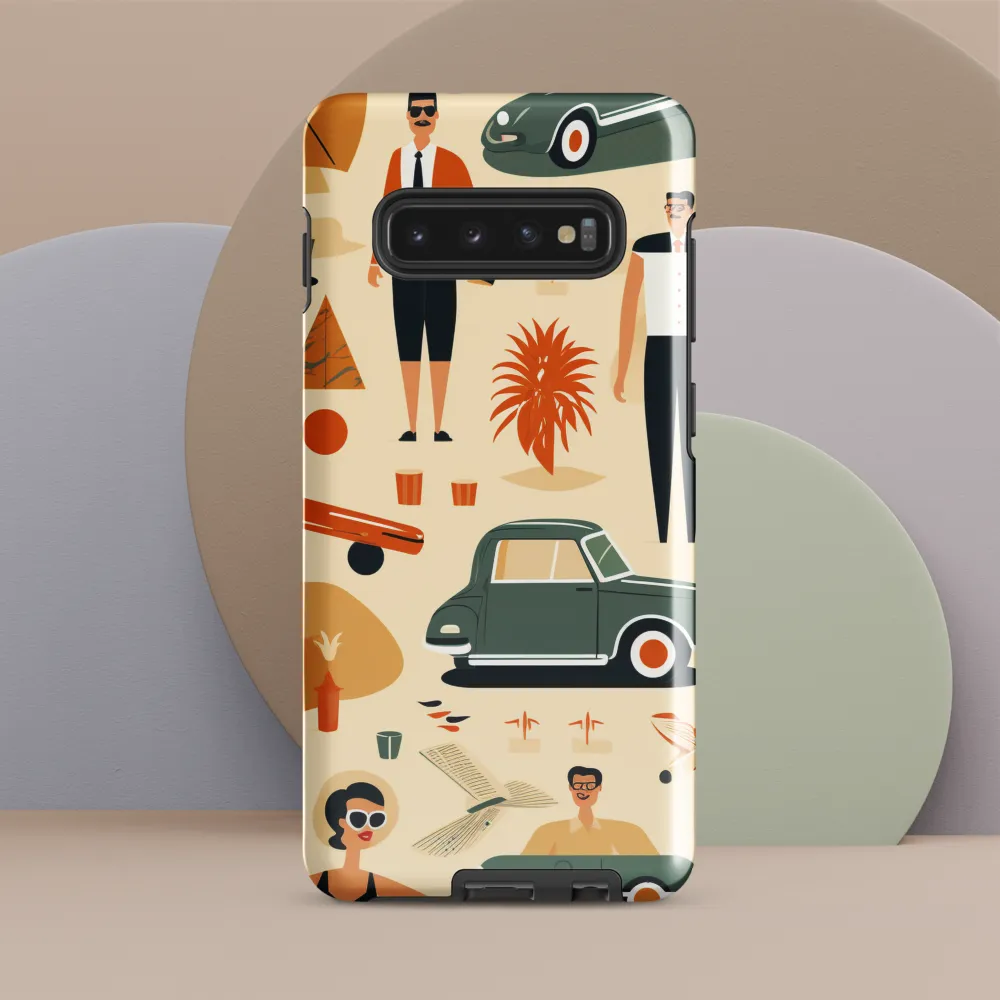 Retro Playfulness | Phone Case |  S10 Plus | Tough Case | Glossy