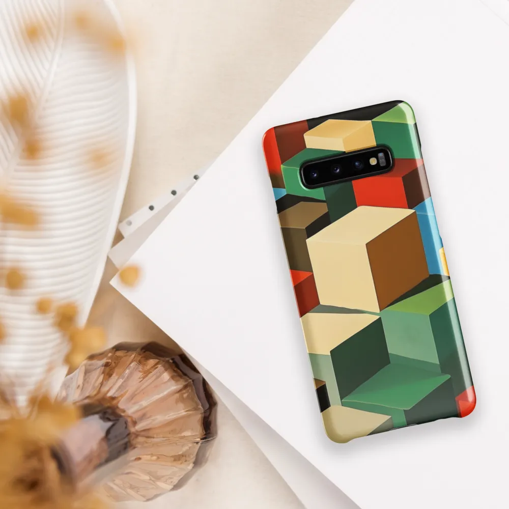 Colorful Geometric Harmony | Phone Case |  S10 Plus | Snap Case | Glossy