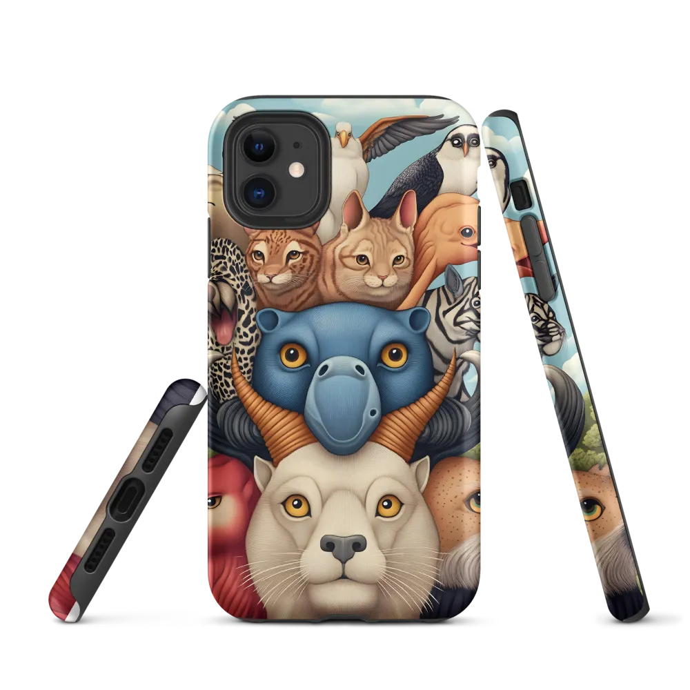 Harmonious Echoes of Wildlife | Phone Case |  11 | Tough Case | Matte