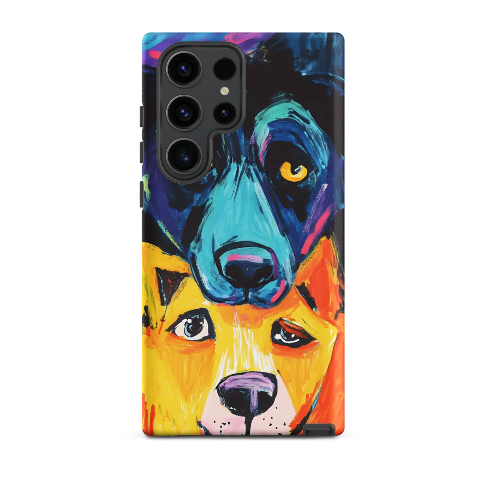 Vibrant Companions: An Expression of Canine Spirit