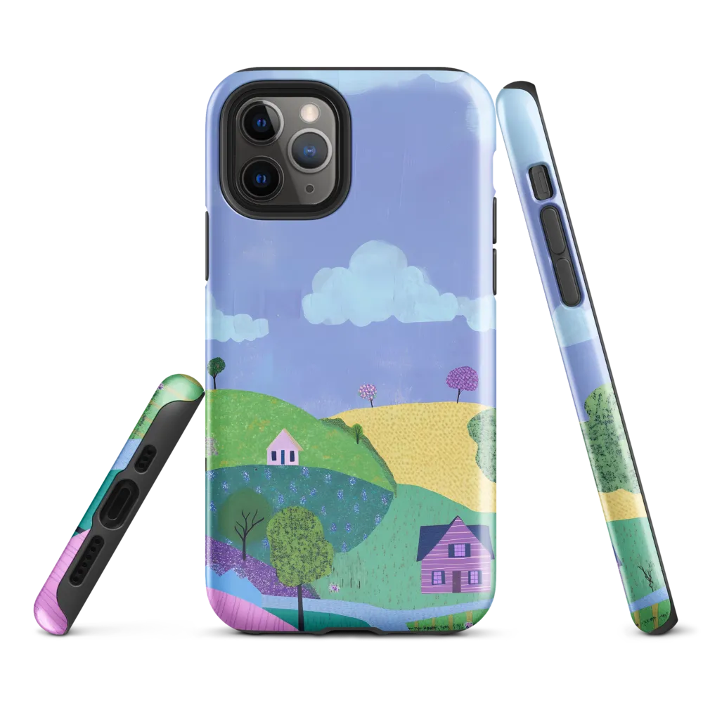 Whimsical Hills and Quaint Homes