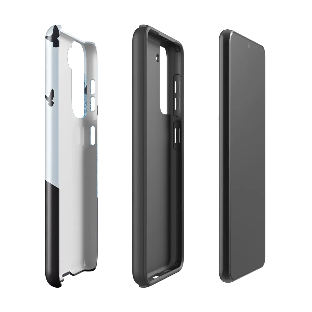 Fragmented Reflections | Phone Case |  S21 | Tough Case | Glossy