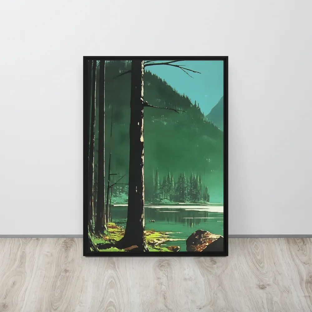 Reflections of Tranquility | Canvas with Black Frame | 20″×28″