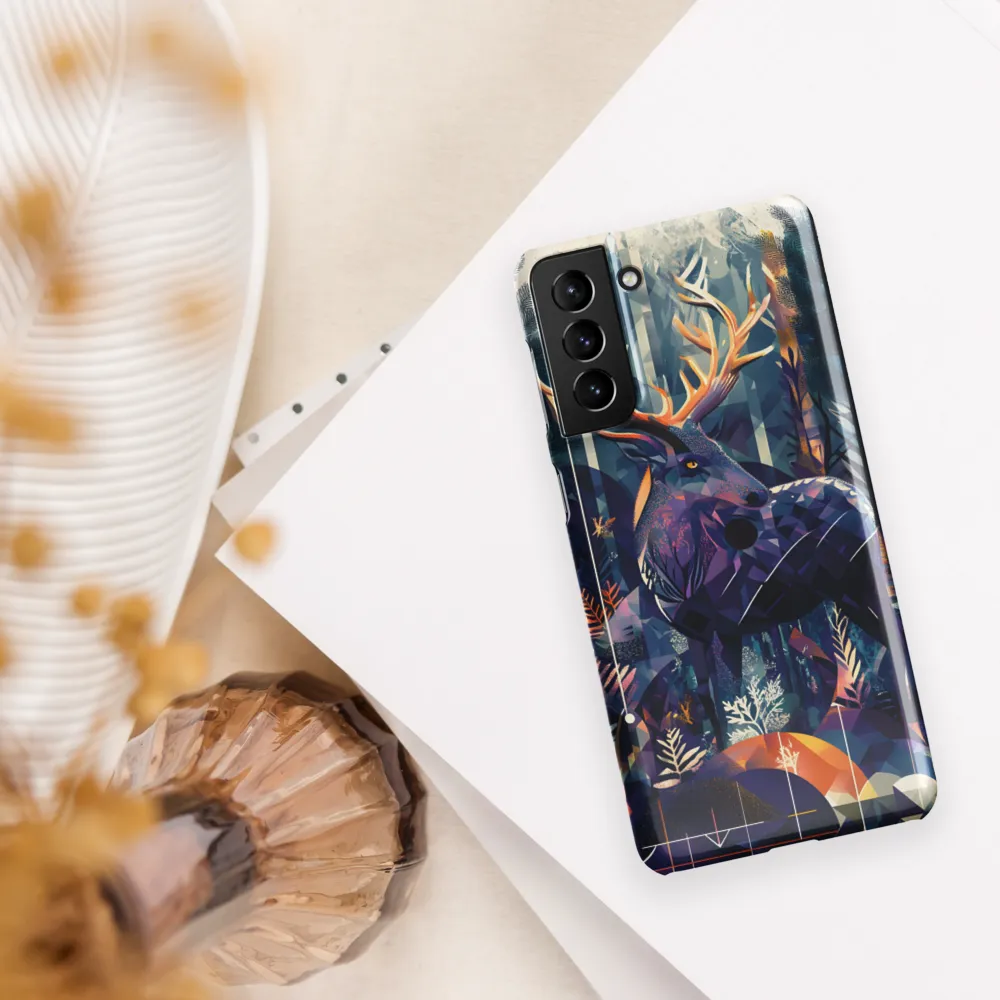 Majestic Serenity: A Geometric Forest Encounter