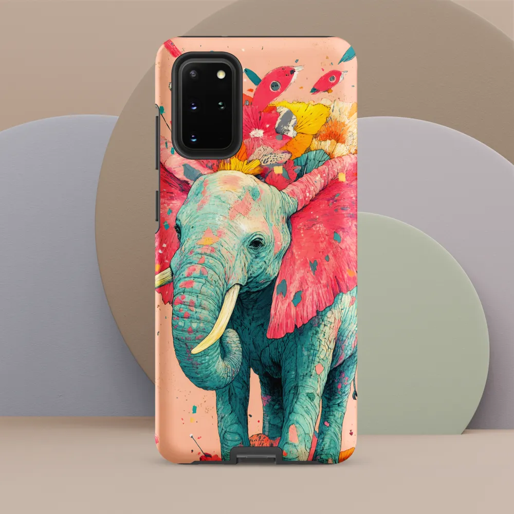 Whimsical Elegance: The Floral Elephant
