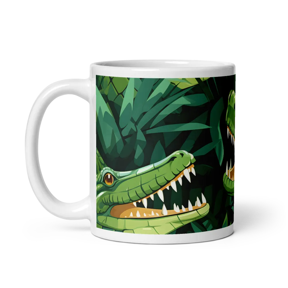 Fierce Crocodilian Medley | Mugs | Multiple Sizes & Colors