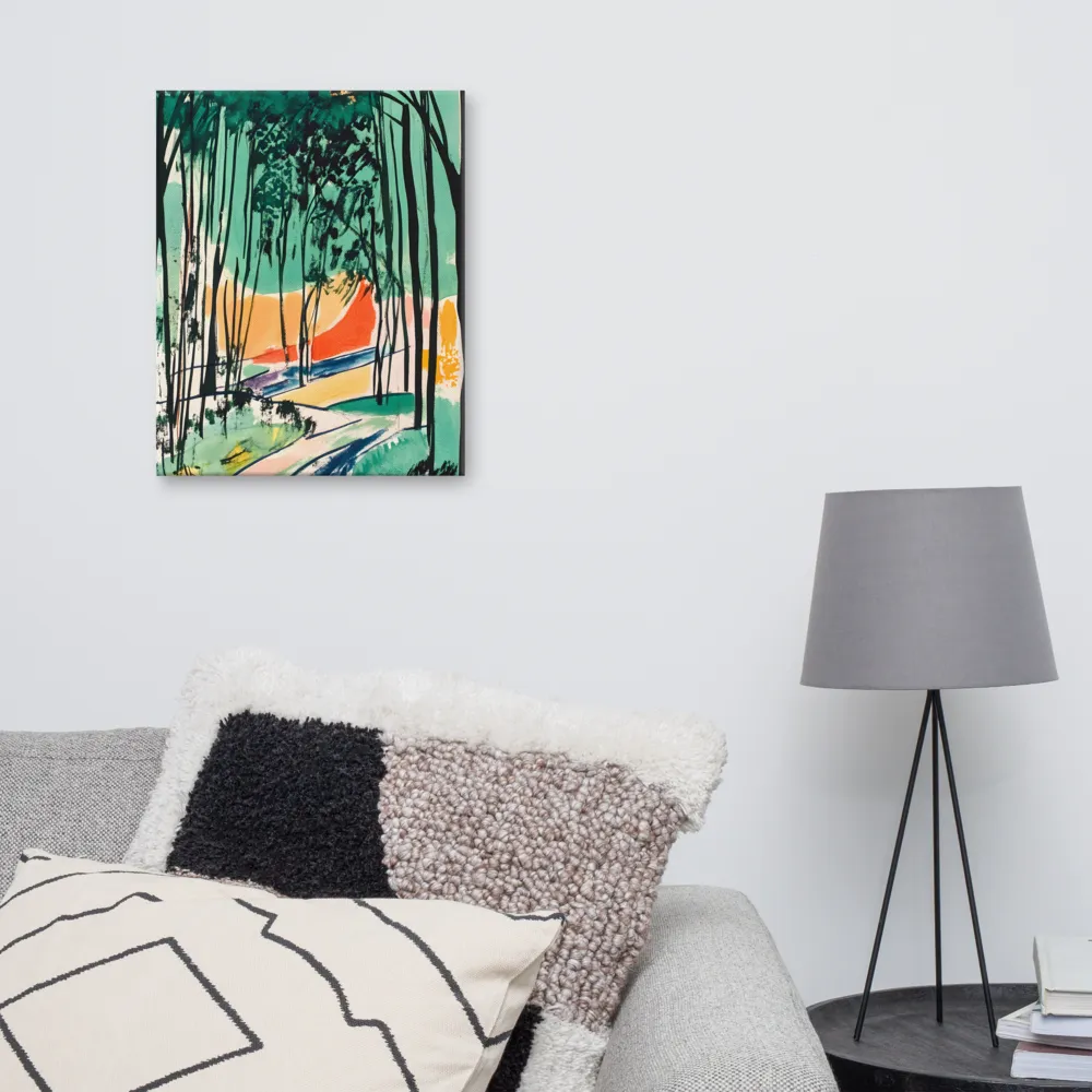 Winding Path Through the Forest | Canvas | 16″×20″