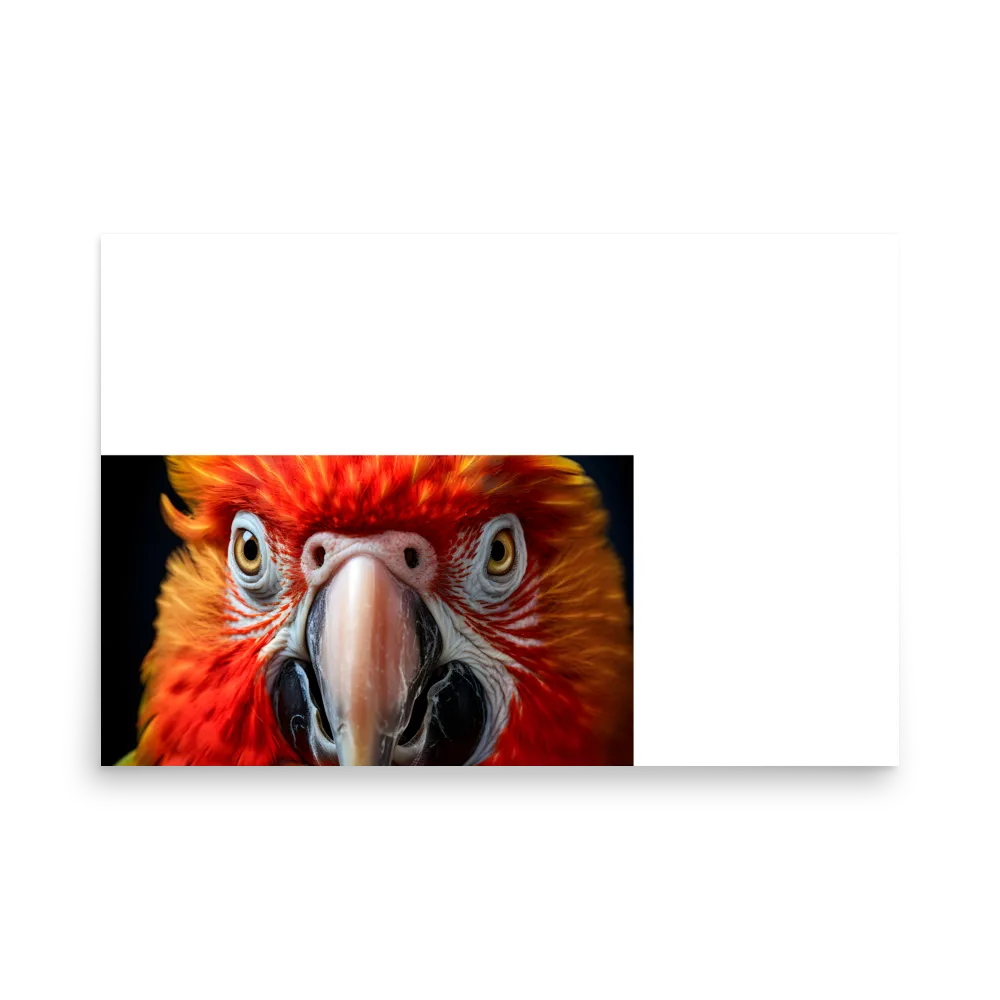 The Fiery Gaze of the Parrot | Poster | 24″×36″