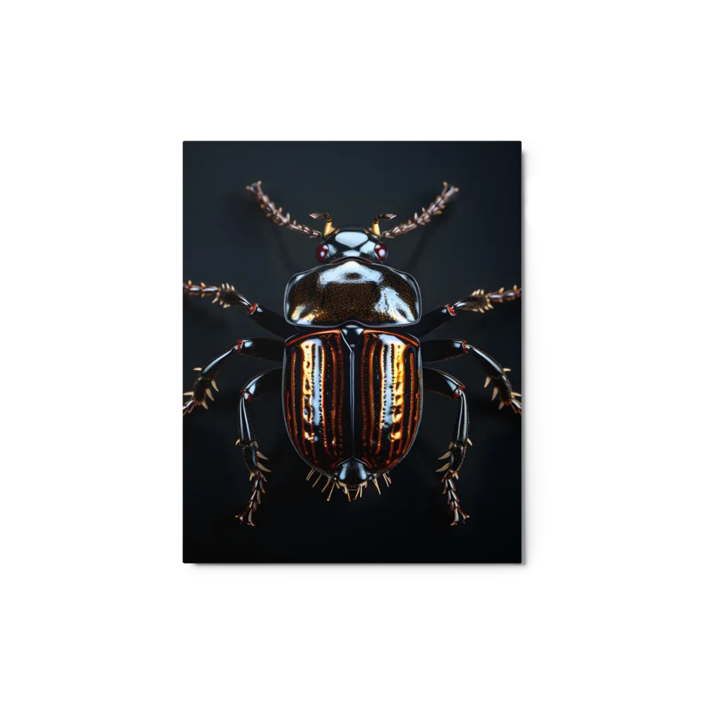 Luminous Insect Majesty | Metal Print | 8″×10″