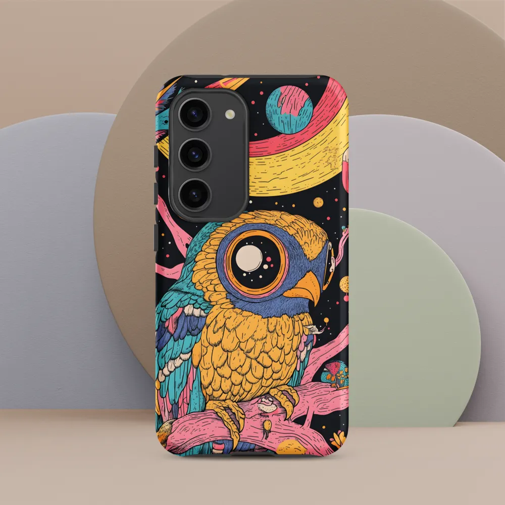 Whimsical Cosmic Owl