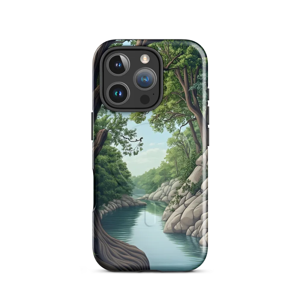 Tranquil Reflections: A Serene River Landscape