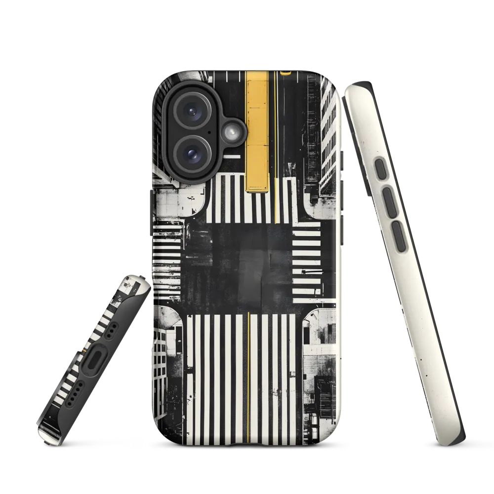 Urban Symphony: Aerial Intersection | Phone Case