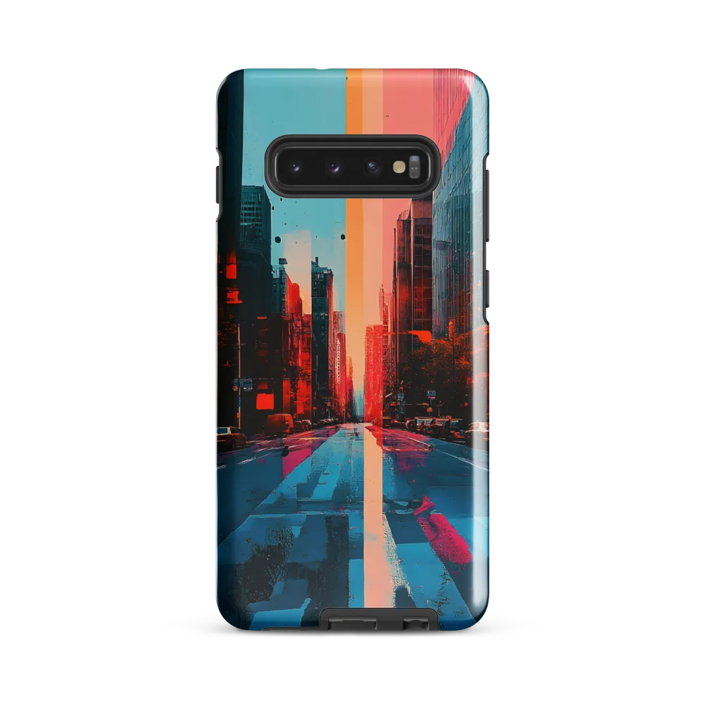 Urban Symphony: A Surreal Encounter | Phone Case |  S10 Plus | Tough Case | Glossy