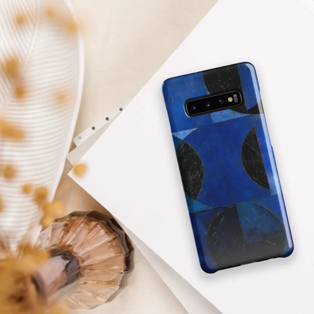 Dynamics of Blue and Black | Phone Case |  S10 Plus | Snap Case | Glossy