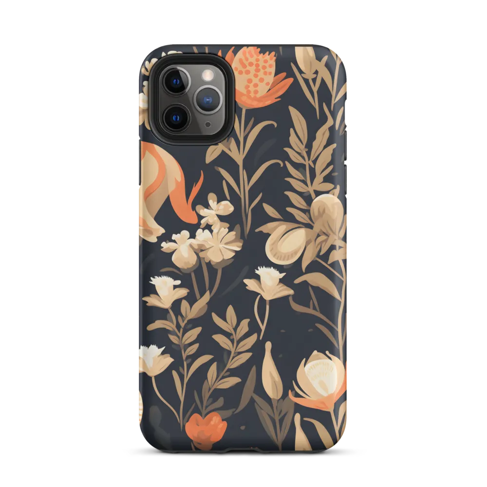 Floral Harmony: A Dance in the Dark