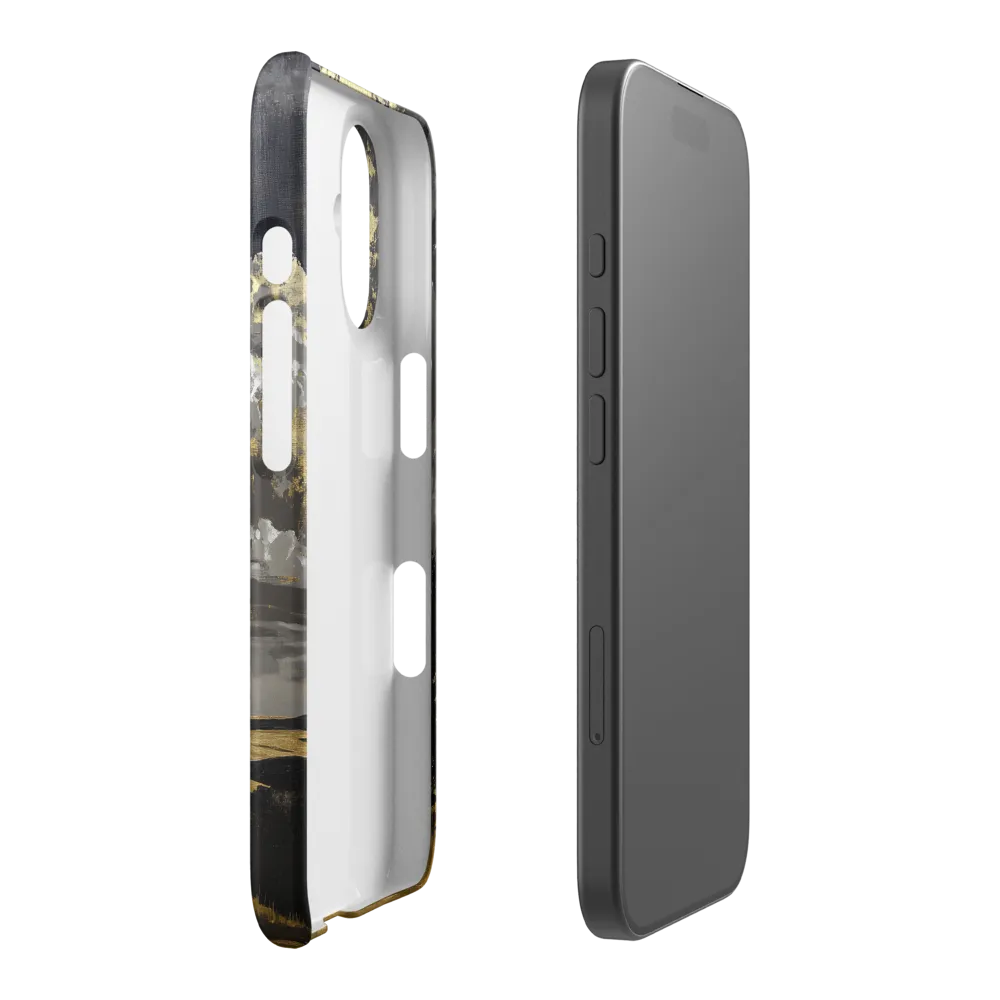 Golden Serenity in a Dramatic Sky | Phone Case |  16 | Snap Case | Matte