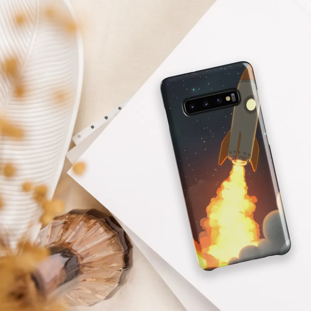 Launch into the Cosmos | Phone Case |  S10 Plus | Snap Case | Glossy