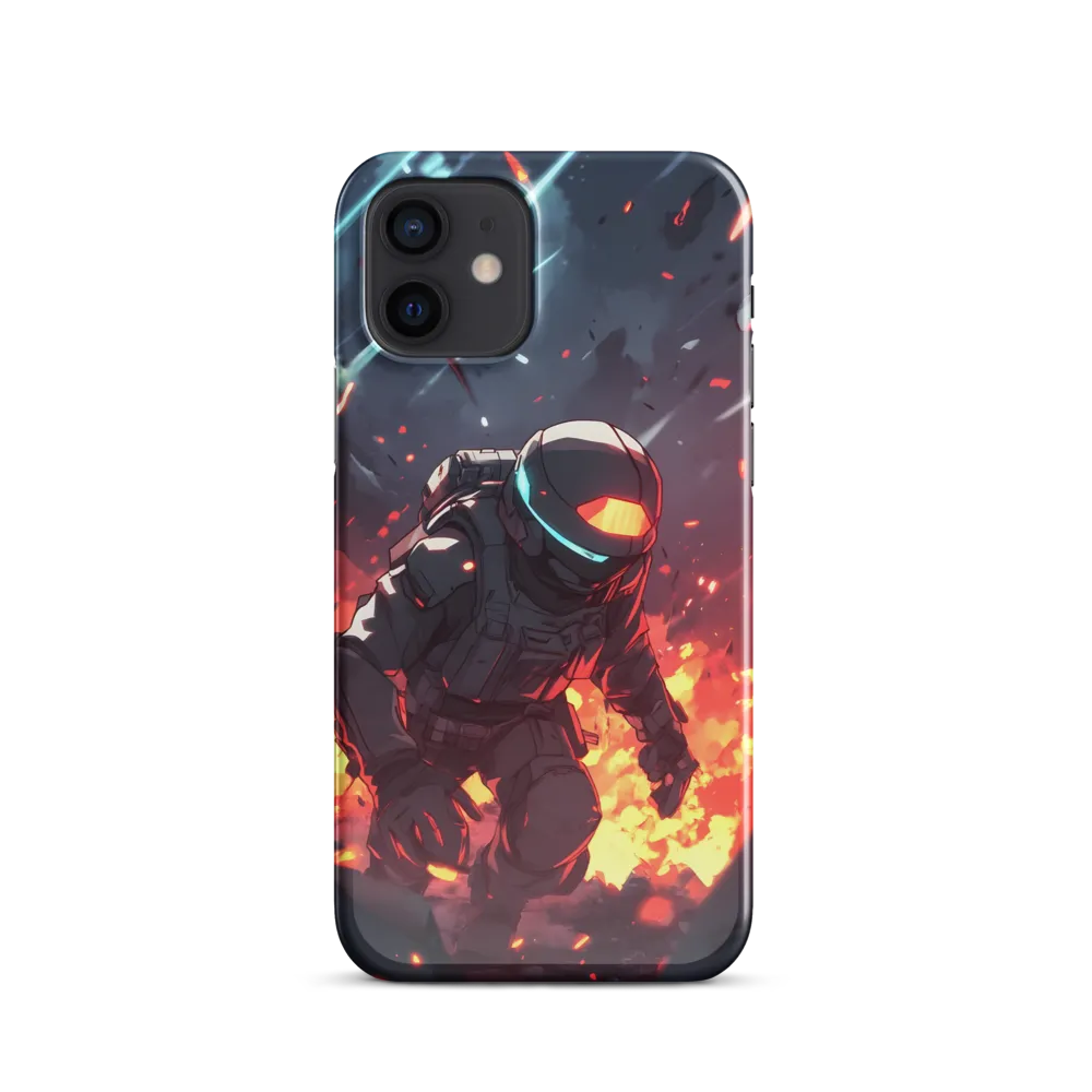 Astronaut Amidst Chaos