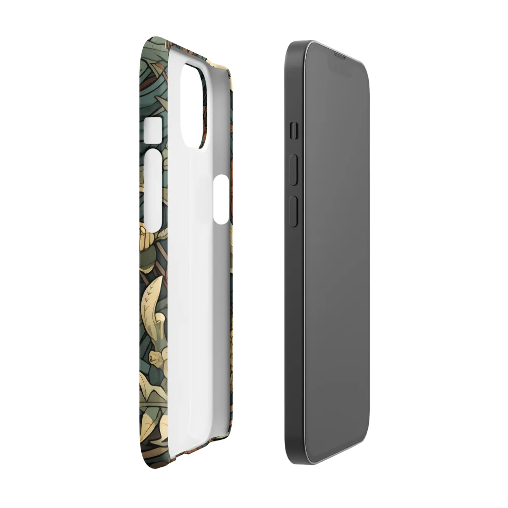 Dynamic Harmony of Sharks and Flora | Phone Case |  13 | Snap Case | Matte