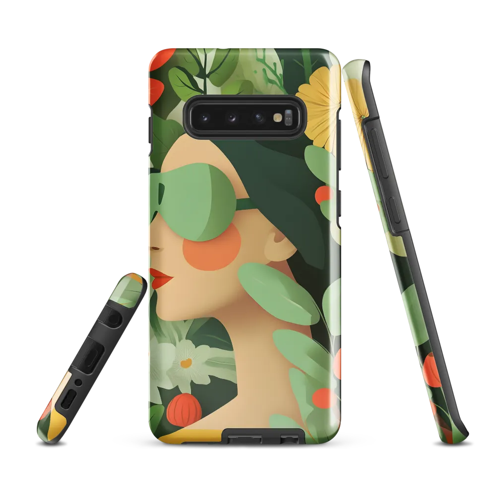 Nature's Serenity: A Modern Portrait | Phone Case |  S10 Plus | Tough Case | Glossy