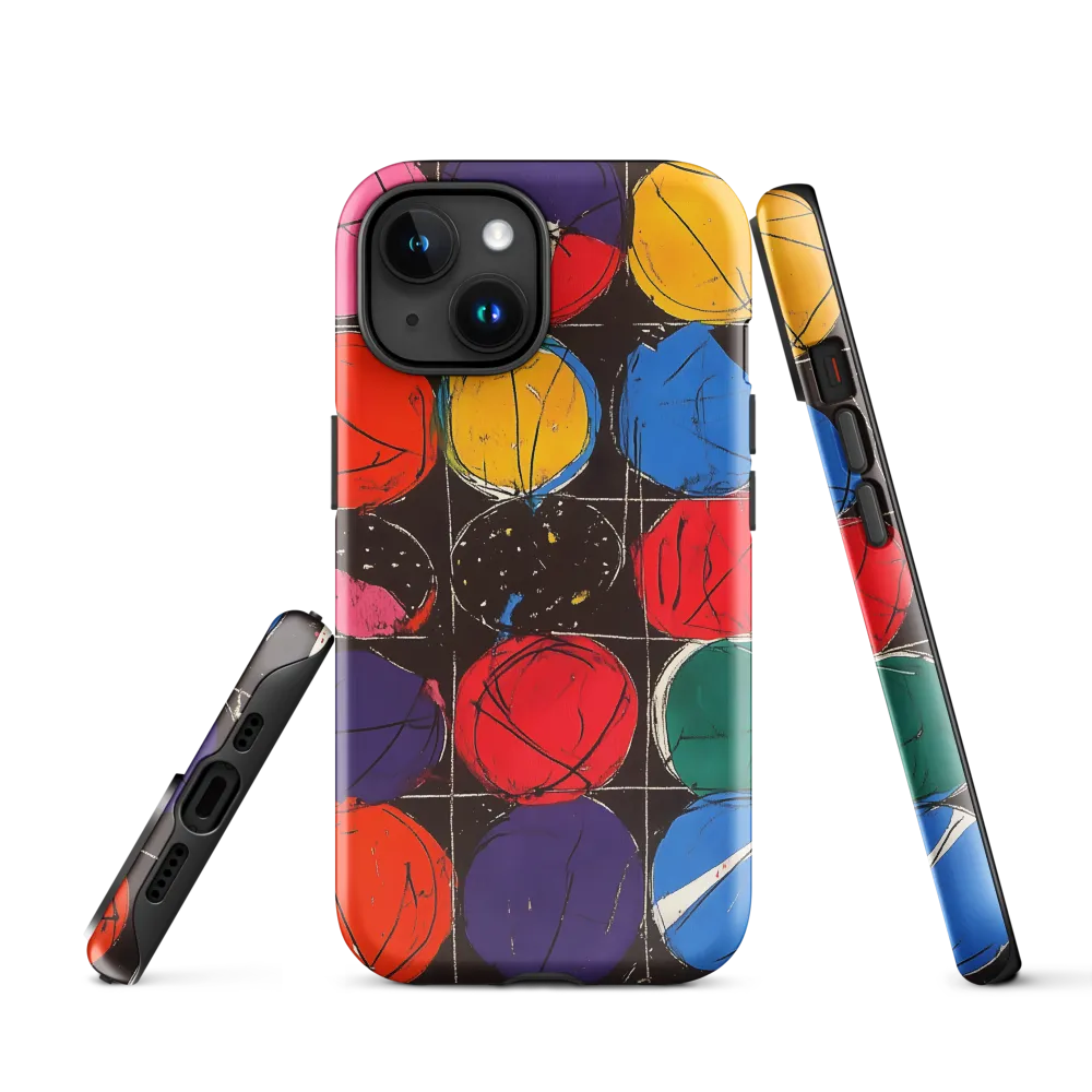 Colorful Circles in Abstract Harmony