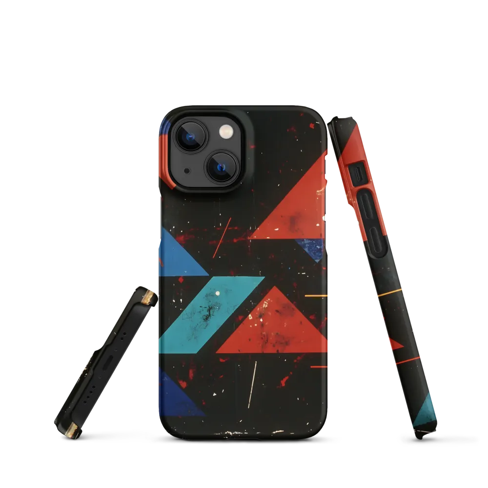 Dynamic Geometric Harmony | Phone Case |  13 Mini | Snap Case | Matte