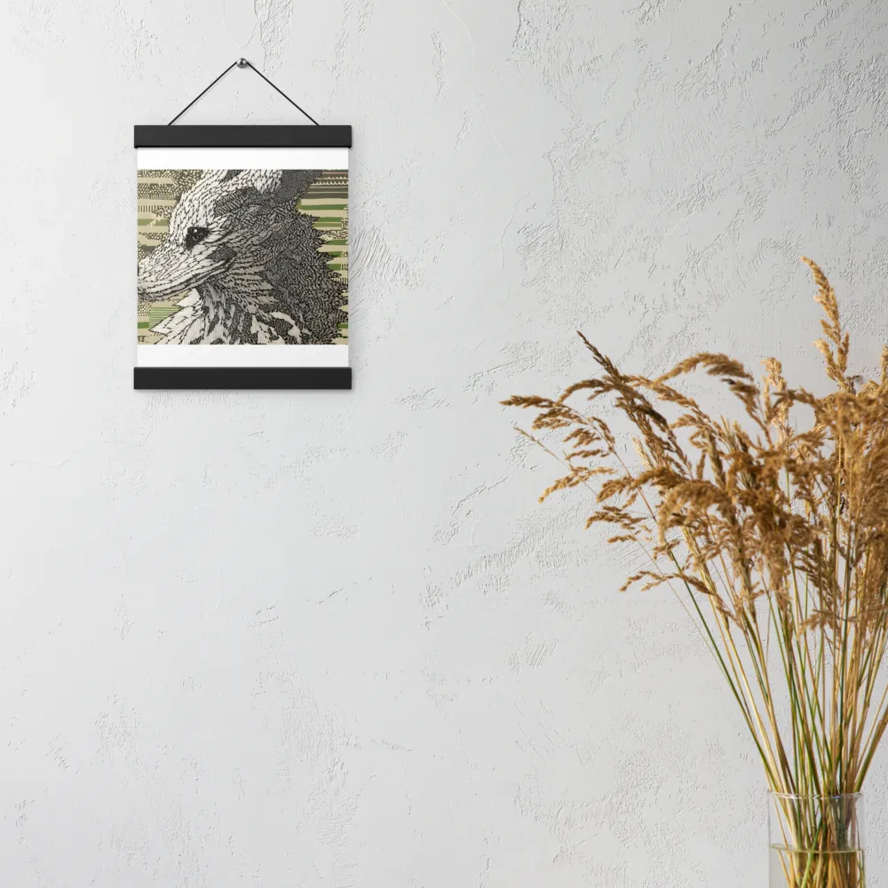 Reflections of the Forest | Poster With Black Wood Hanger | 8″×10″